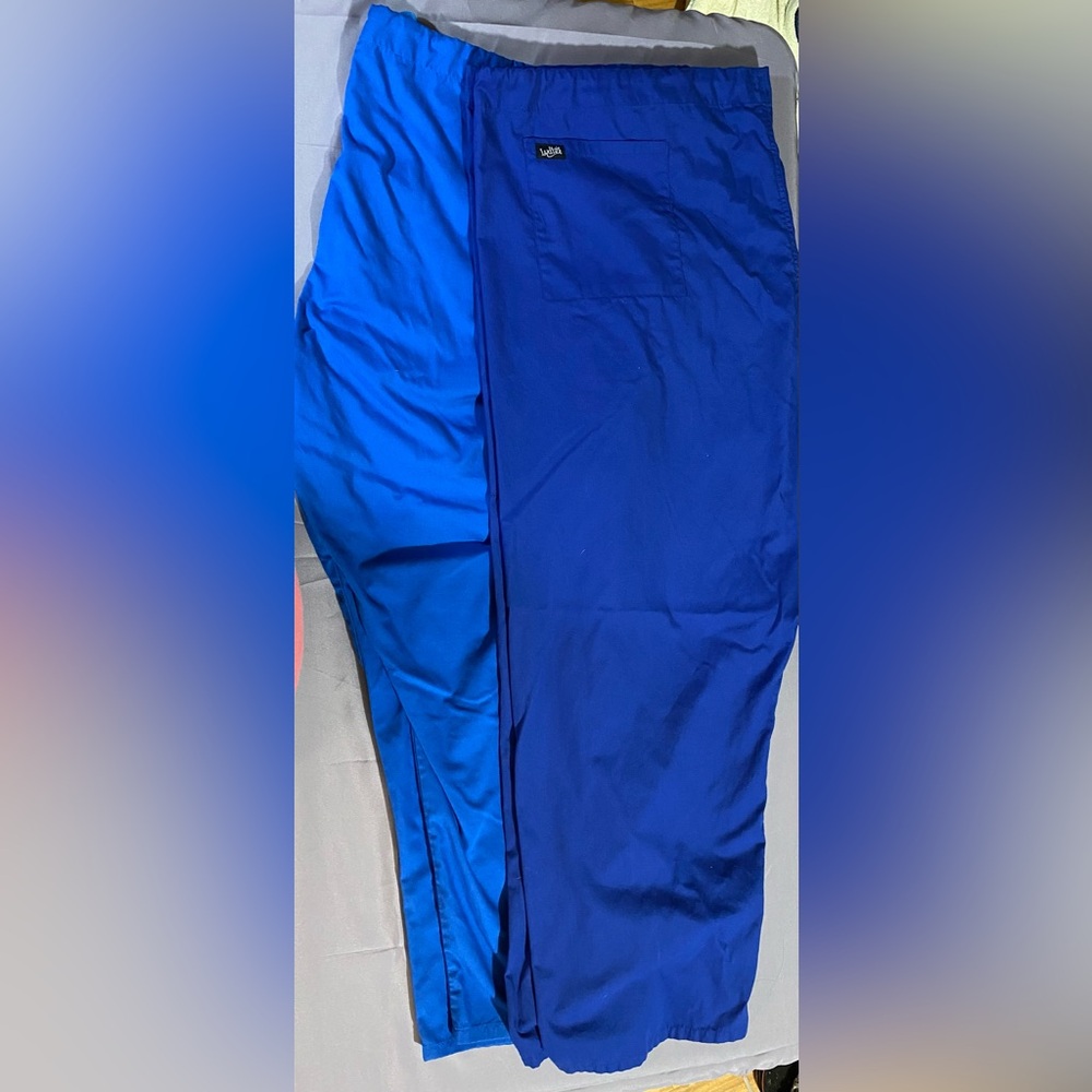 *2* Sz 3X Lydia’s Scrub Pants Royal and Galaxy Blue #2019